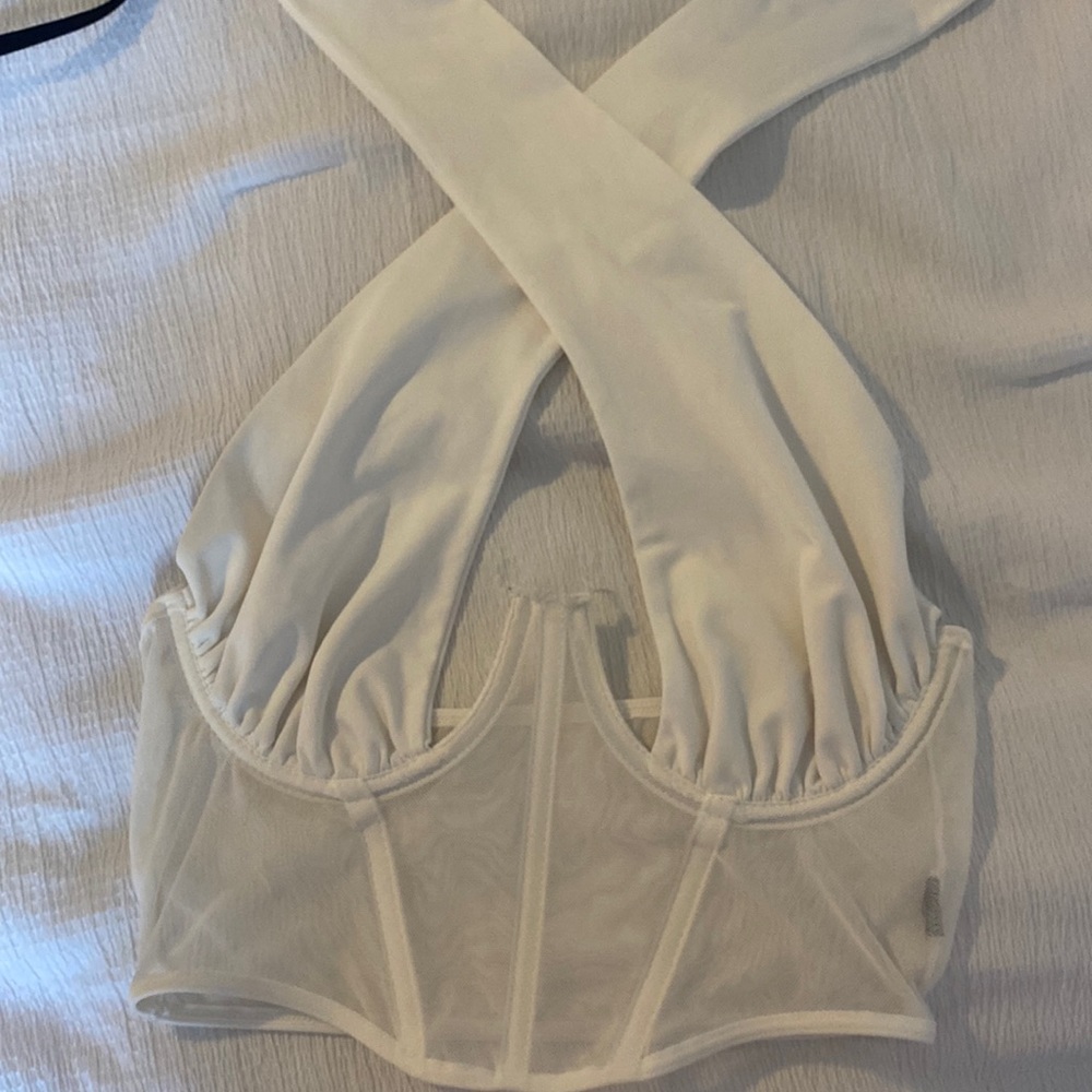 Princess Polly Cropped corset tie top